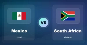 Imagen destacada del partido Mexico vs South Africa