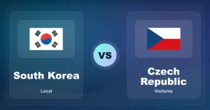 Imagen destacada del partido South Korea vs Czech Republic
